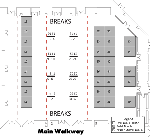 Map of Exhibit Space
