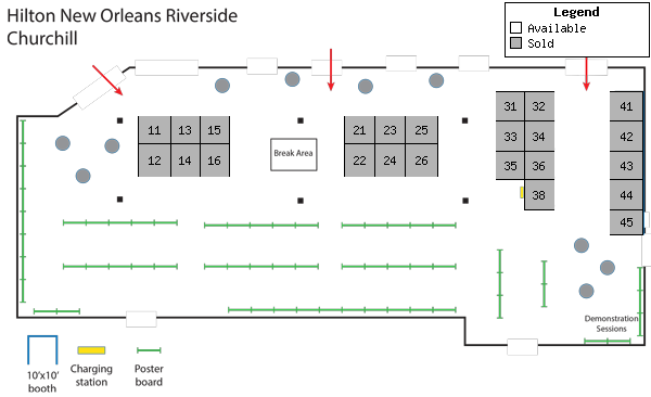 Map of Exhibit Space