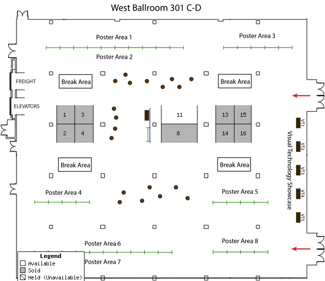 Map of Exhibit Space